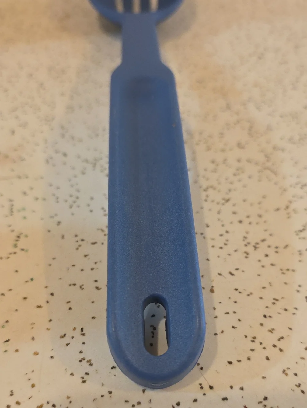 Pampered Chef Blue Nylon Slotted Serving Spoon‎ 12.75